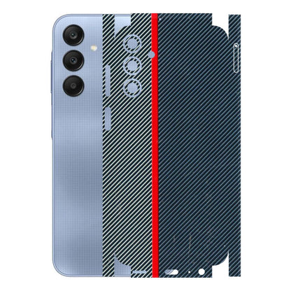 Samsung A/S Series Phone Skins (All Models) - Blue Sober Lines - 3D Embossed Finish (L-305) Samsung Galaxy A15 (5G)