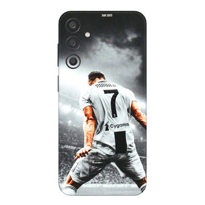 Samsung A/S Series Phone Skins (All Models) - Ronaldo CR7 Crazy - 3D Embossed Finish (L-44) Samsung Galaxy A15 (5G)