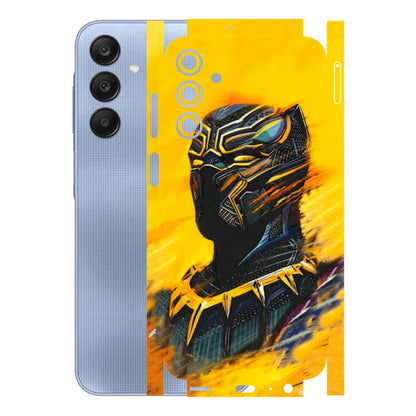 Samsung A/S Series Phone Skins (All Models) - Yellow Panther - 3D Embossed Finish (L-54) Samsung Galaxy A15 (5G)