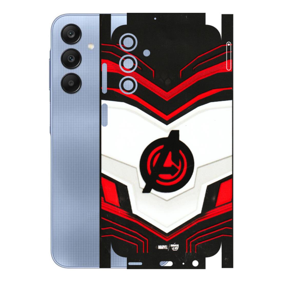 Samsung A/S Series Phone Skins (All Models) - Avengers Logo - 3D Embossed Finish (L-55) Samsung Galaxy A15 (5G)