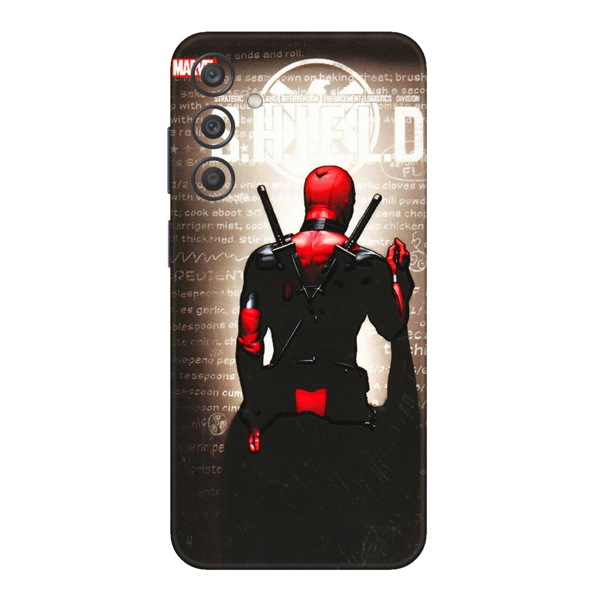 Samsung A/S Series Phone Skins (All Models) - Deadpool - 3D Embossed Finish (L-56) Samsung Galaxy A15 (5G)