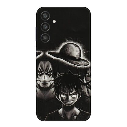 Samsung A/S Series Phone Skins (All Models) - Black Luffy Hat - 3D Embossed Finish (L-57) Samsung Galaxy A15 (5G)