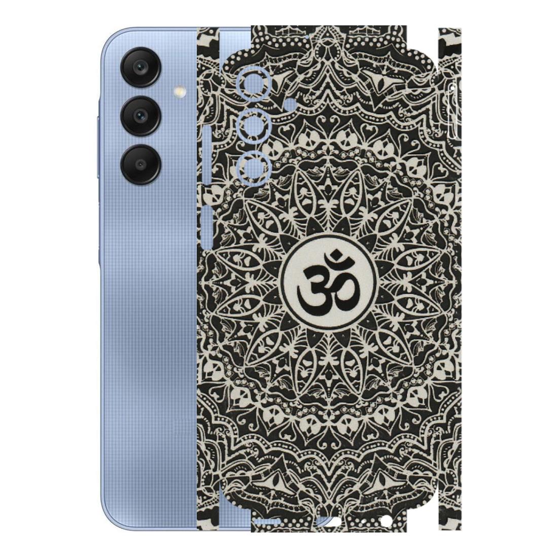 Samsung A/S Series Phone Skins (All Models) - Aum Elegant Mandala - 3D Embossed Finish (L-62) Samsung Galaxy A15 (5G)