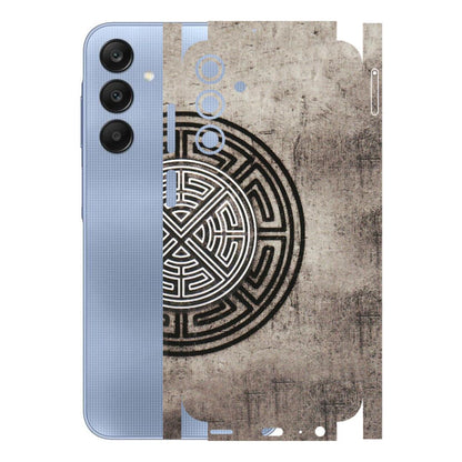 Samsung A/S Series Phone Skins (All Models) - Mysterious Circular Design - 3D Embossed Finish (L-63) Samsung Galaxy A15 (5G)