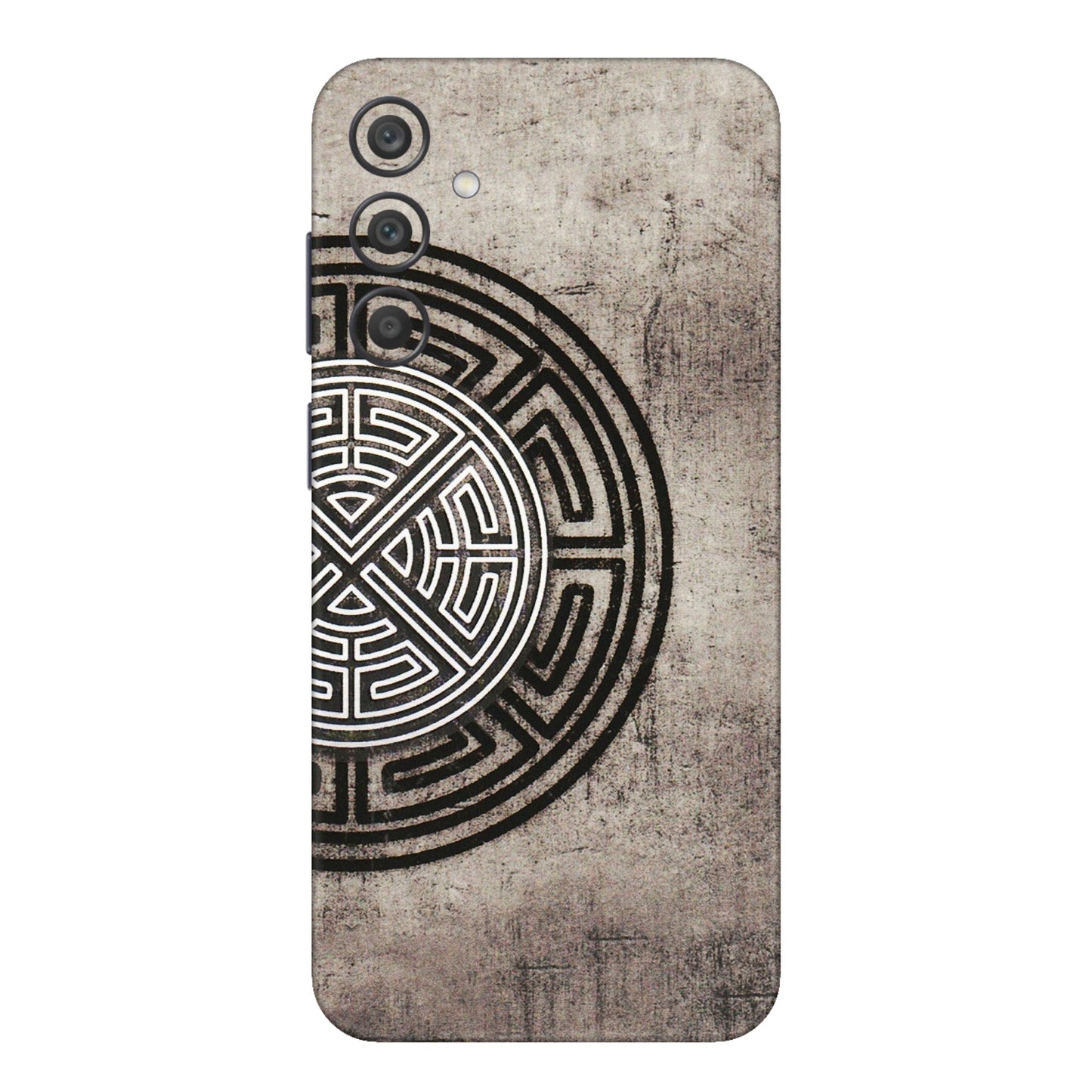 Samsung A/S Series Phone Skins (All Models) - Mysterious Circular Design - 3D Embossed Finish (L-63) Samsung Galaxy A15 (5G)