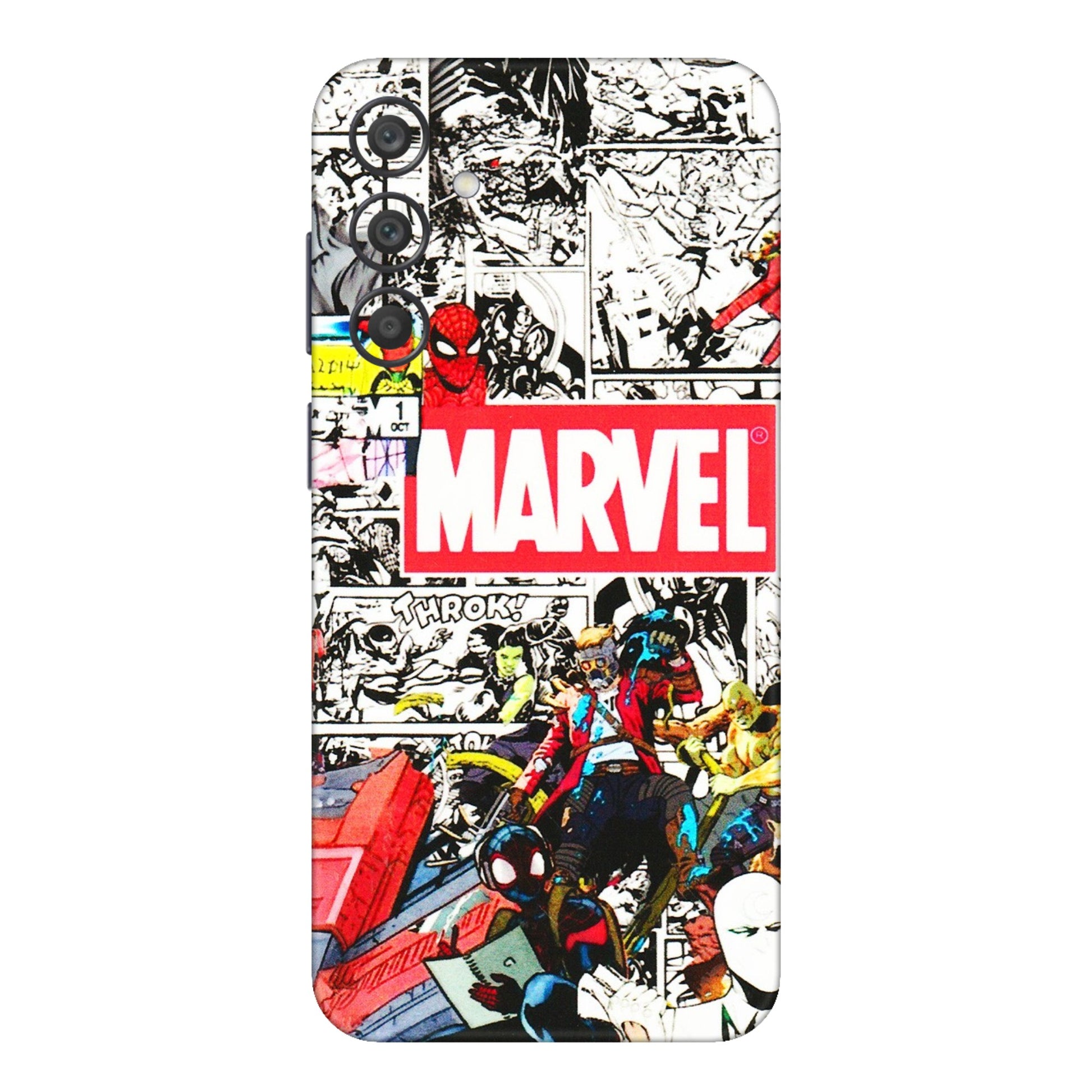 Samsung A/S Series Phone Skins (All Models) - Marvel Colorful Comic - 3D Embossed Finish (L-64) Samsung Galaxy A15 (5G)