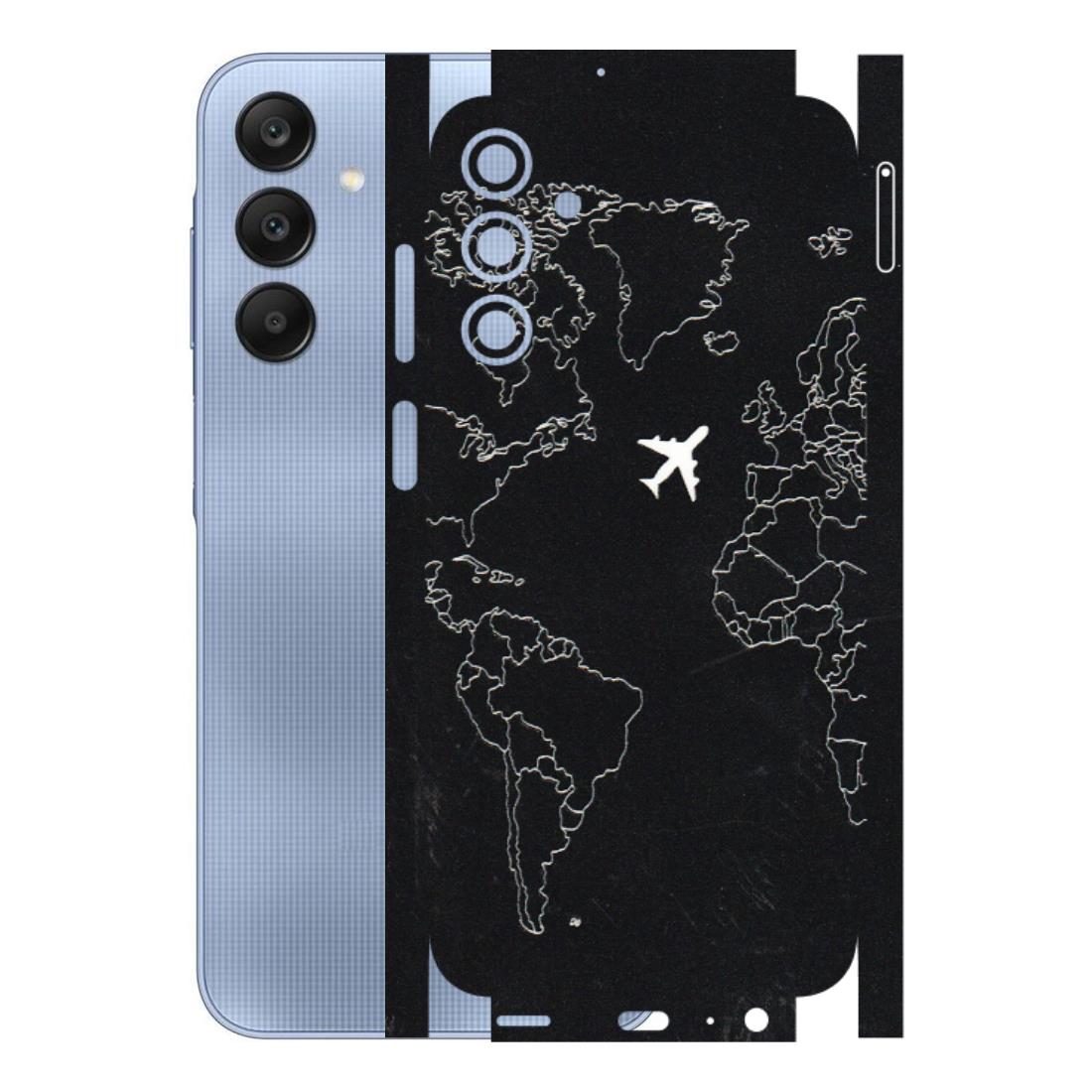 Samsung A/S Series Phone Skins (All Models) - Never Ending Travel - 3D Embossed Finish (L-79) Samsung Galaxy A15 (5G)