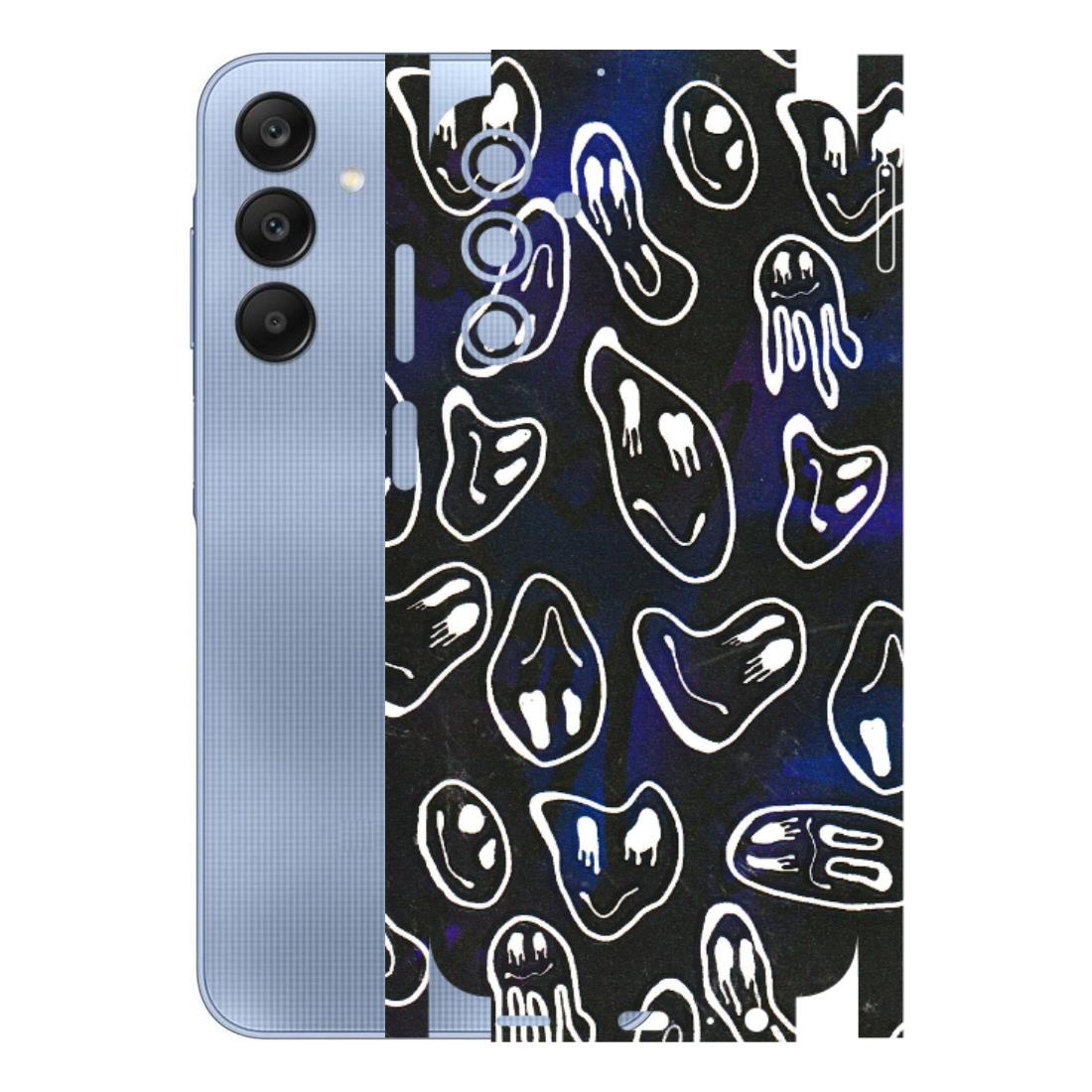 Samsung A/S Series Phone Skins (All Models) - Distorted Smileys - 3D Embossed Finish (L-92) Samsung Galaxy A15 (5G)