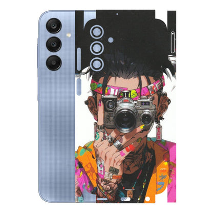 Samsung A/S Series Phone Skins (All Models) - Camera Lover Girl - Matte Finish (M-09) Samsung Galaxy A15 (5G)
