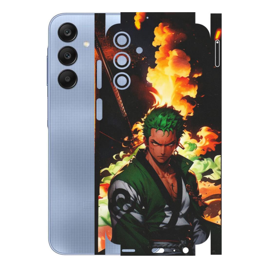 Samsung A/S Series Phone Skins (All Models) - Roronoa Zoro - Matte Finish (M-102) Samsung Galaxy A15 (5G)