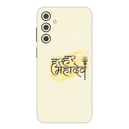 Samsung A/S Series Phone Skins (All Models) - Har Har Mahadev - Matte Finish (M-10) Samsung Galaxy A15 (5G)