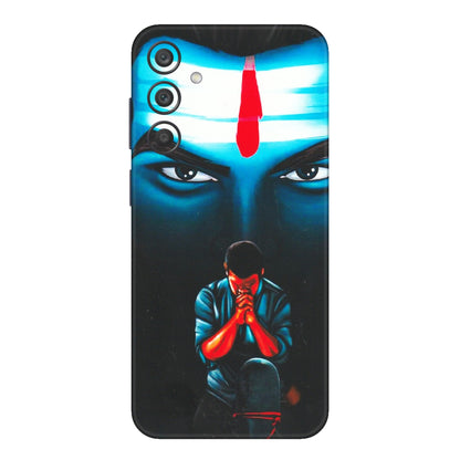 Samsung A/S Series Phone Skins (All Models) - Mahakal Bhakt - Matte Finish (M-112) Samsung Galaxy A15 (5G)