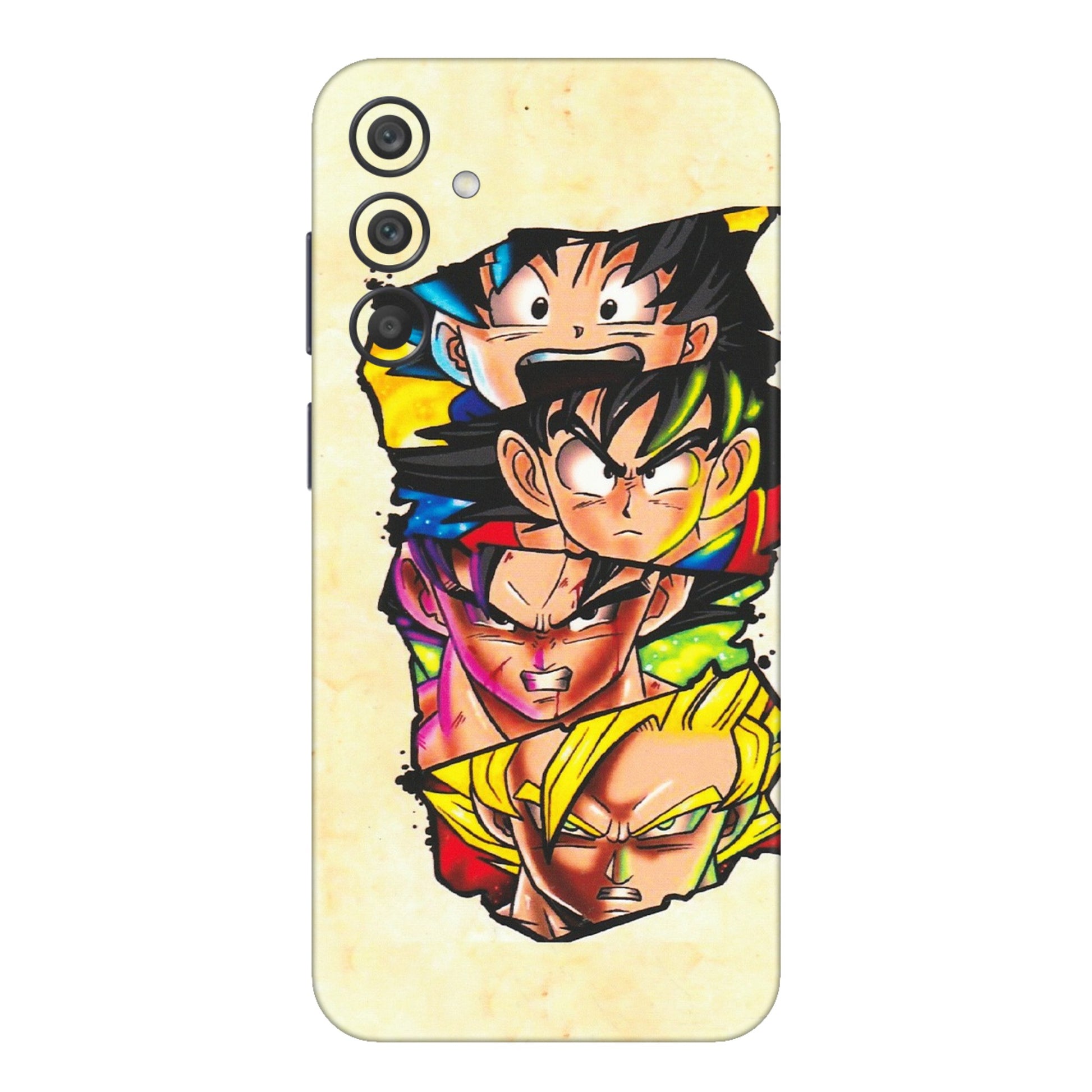 Samsung A/S Series Phone Skins (All Models) - Angry Multi Anime - Matte Finish (M-113) Samsung Galaxy A15 (5G)