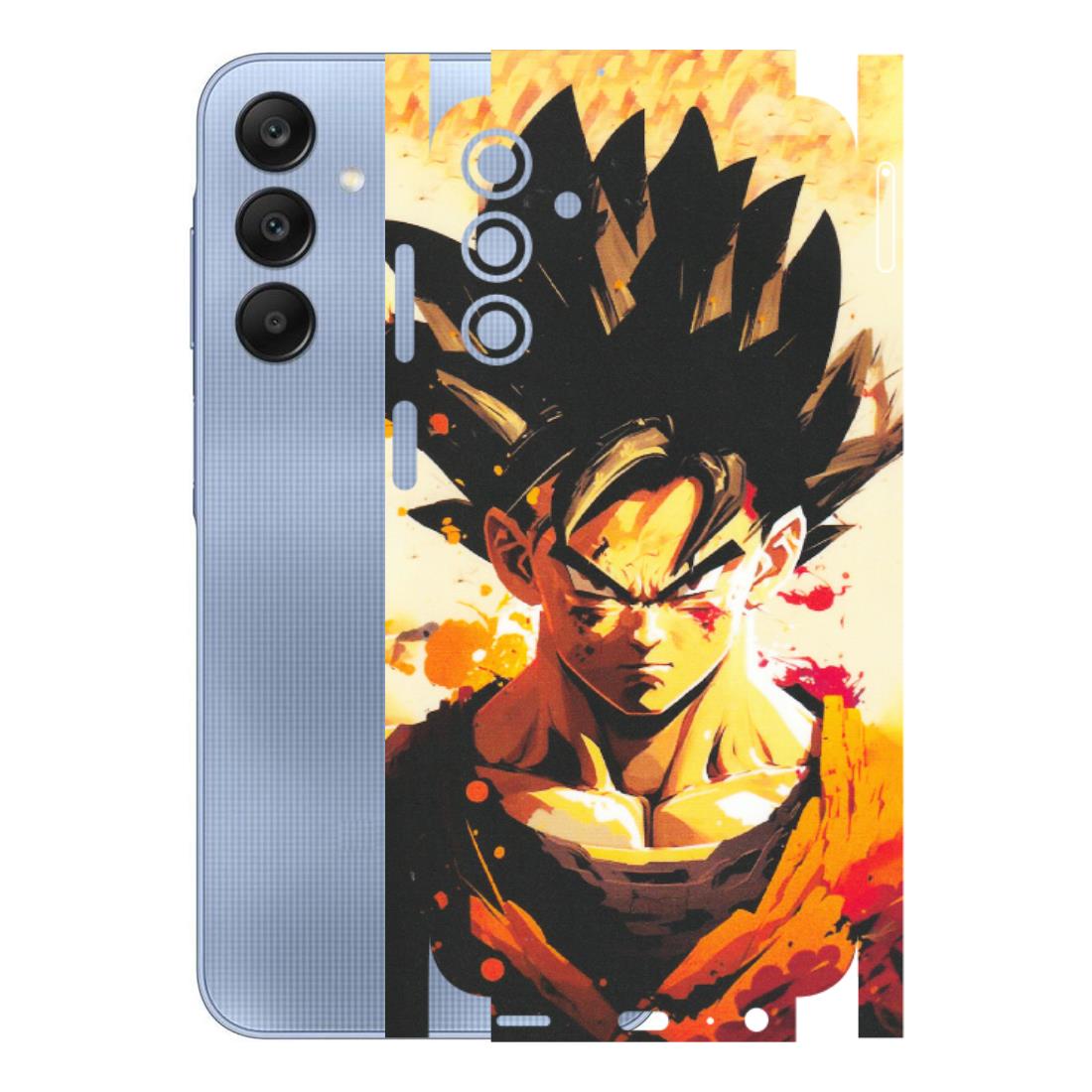 Samsung A/S Series Phone Skins (All Models) - Angry Goku - Matte Finish (M-12) Samsung Galaxy A15 (5G)