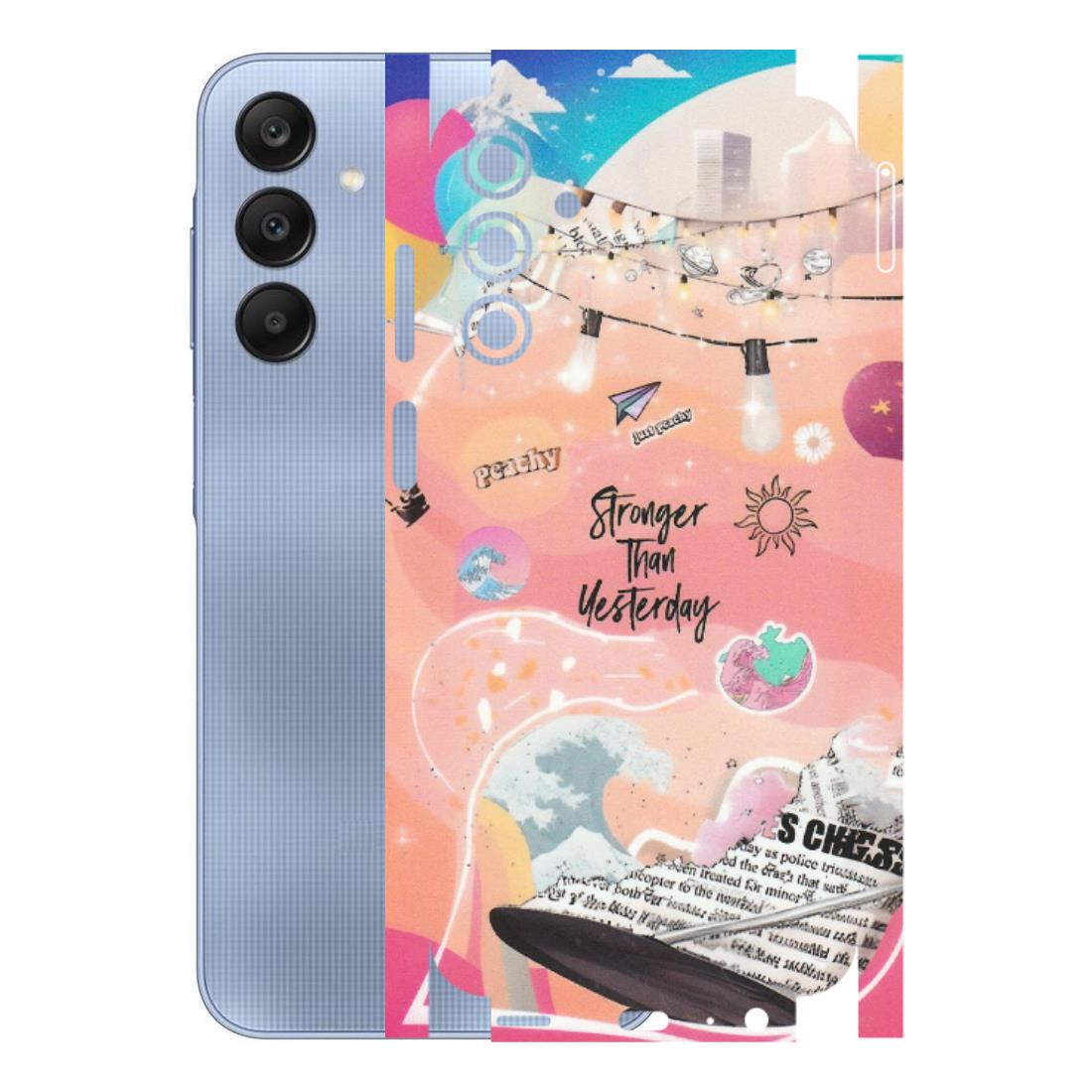 Samsung A/S Series Phone Skins (All Models) - Stronger Then Yesterday - Matte Finish (M-128) Samsung Galaxy A15 (5G)
