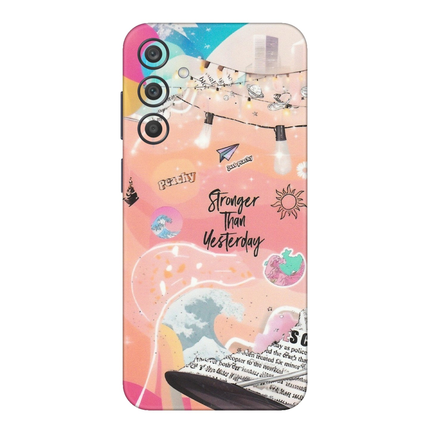 Samsung A/S Series Phone Skins (All Models) - Stronger Then Yesterday - Matte Finish (M-128) Samsung Galaxy A15 (5G)