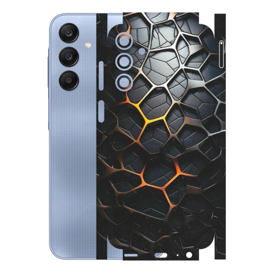 Samsung A/S Series Phone Skins (All Models) - New Abstract Graphite Tiles - Matte Finish (M-130) Samsung Galaxy A15 (5G)