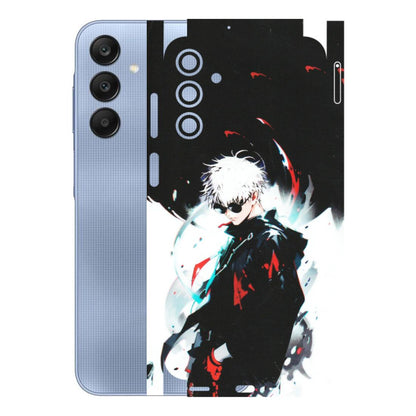 Samsung A/S Series Phone Skins (All Models) - Gojo Powerful Charater Kaisen Anime - Matte Finish (M-144) Samsung Galaxy A15 (5G)