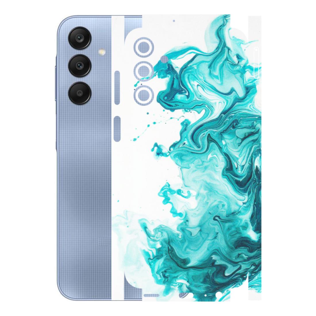 Samsung A/S Series Phone Skins (All Models) - Sky Blue Abstract Colour - Matte Finish (M-146) Samsung Galaxy A15 (5G)