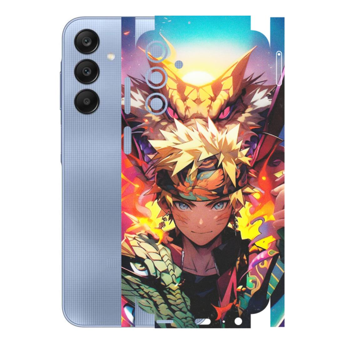 Samsung A/S Series Phone Skins (All Models) - Angry Naruto Anime - Matte Finish (M-148) Samsung Galaxy A15 (5G)