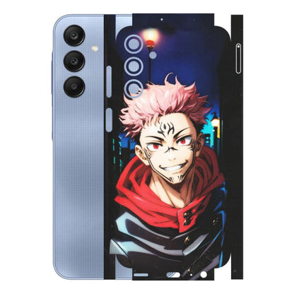 Samsung A/S Series Phone Skins (All Models) - Yuji Itadori Funny Face Anime - Matte Finish (M-152) Samsung Galaxy A15 (5G)