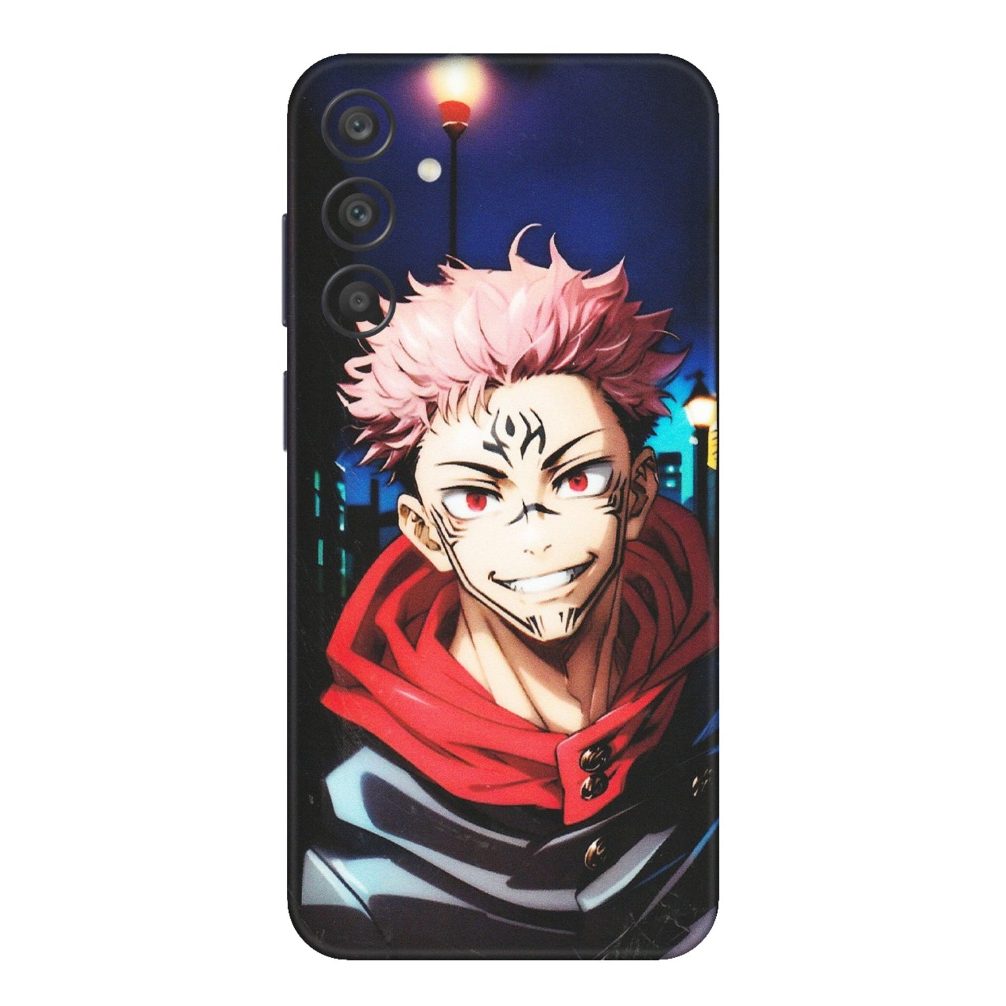 Samsung A/S Series Phone Skins (All Models) - Yuji Itadori Funny Face Anime - Matte Finish (M-152) Samsung Galaxy A15 (5G)