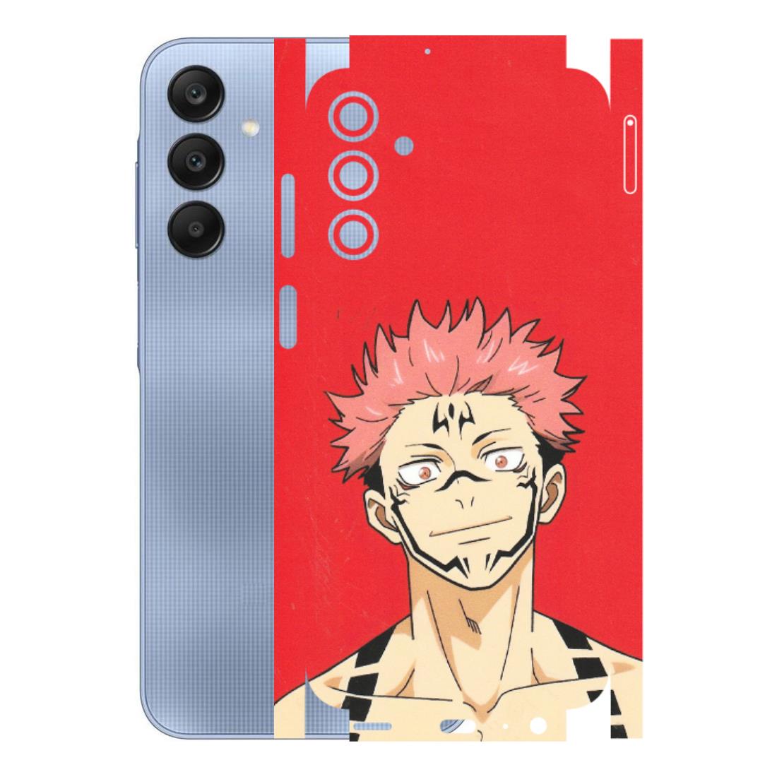 Samsung A/S Series Phone Skins (All Models) - Ryomen Sukuna Fun Anime - Matte Finish (M-153) Samsung Galaxy A15 (5G)