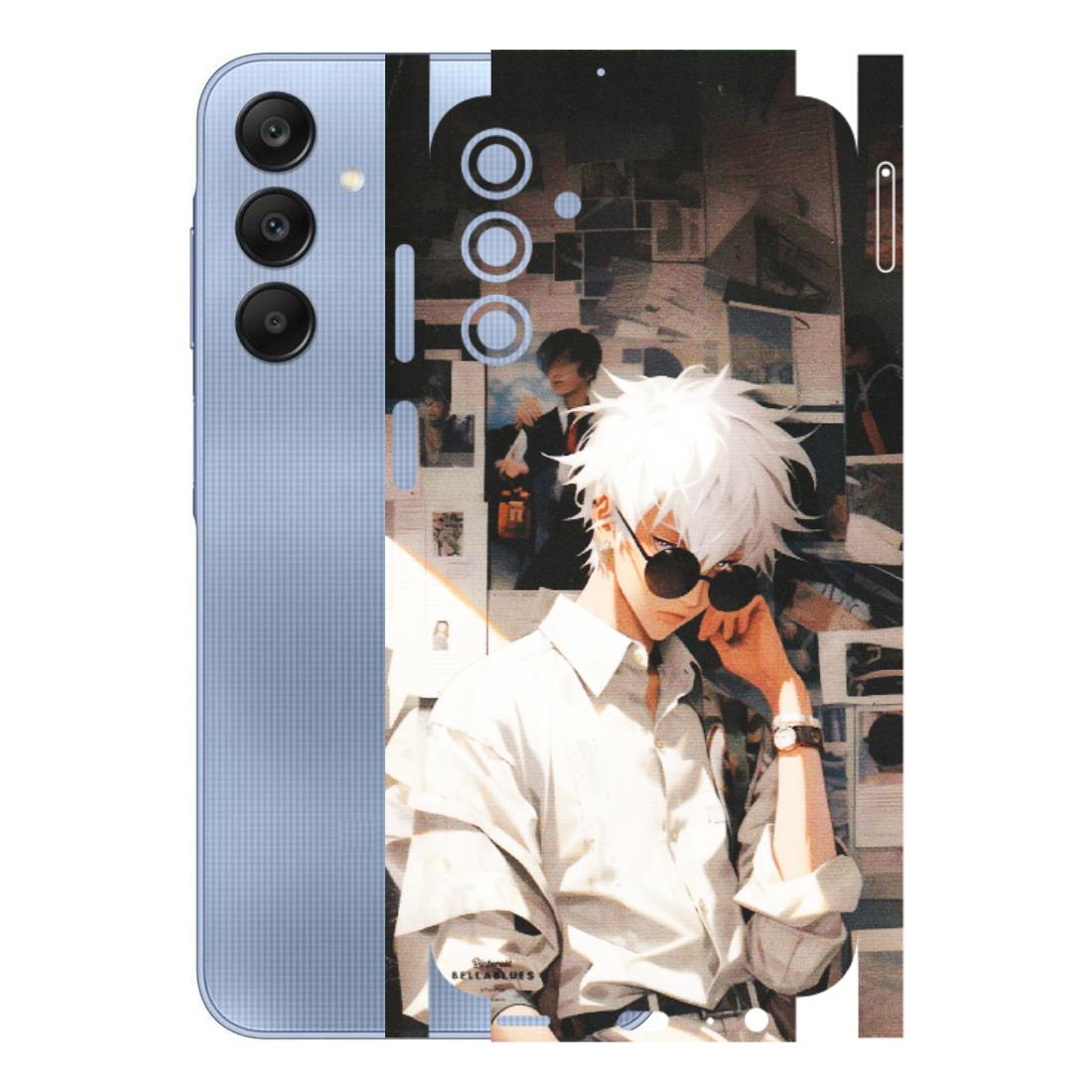 Samsung A/S Series Phone Skins (All Models) - Gojo Satoru Jujustu Kaisen Anime - Matte Finish (M-156) Samsung Galaxy A15 (5G)