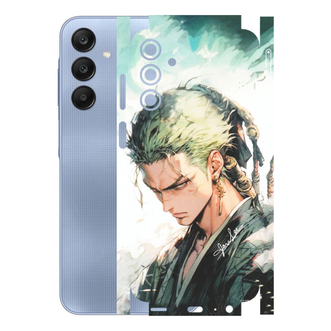 Samsung A/S Series Phone Skins (All Models) - Pirate Hunter One Piece Anime - Matte Finish (M-157) Samsung Galaxy A15 (5G)