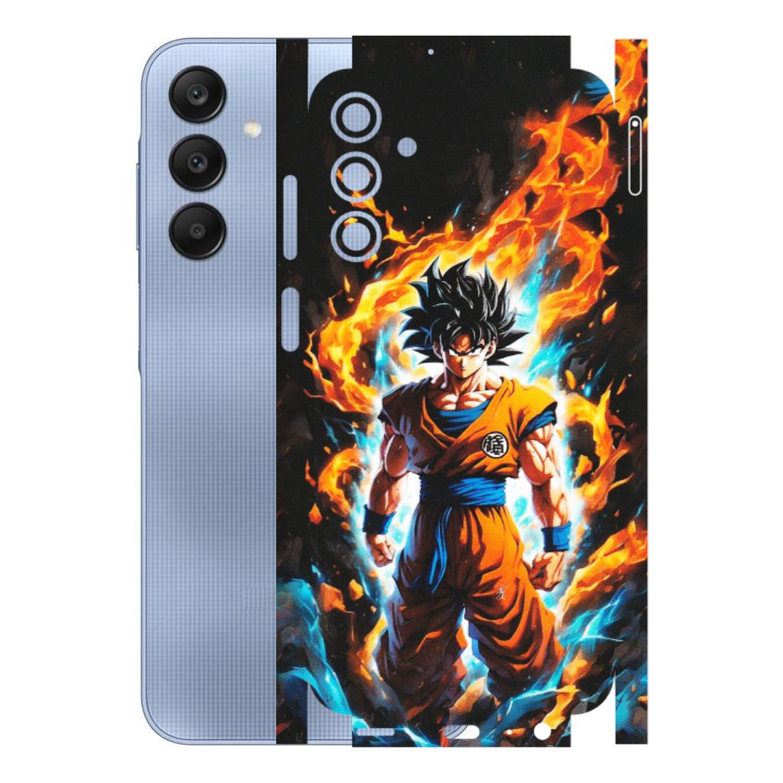 Samsung A/S Series Phone Skins (All Models) - Goku Transformation Anime - Matte Finish (M-159) Samsung Galaxy A15 (5G)