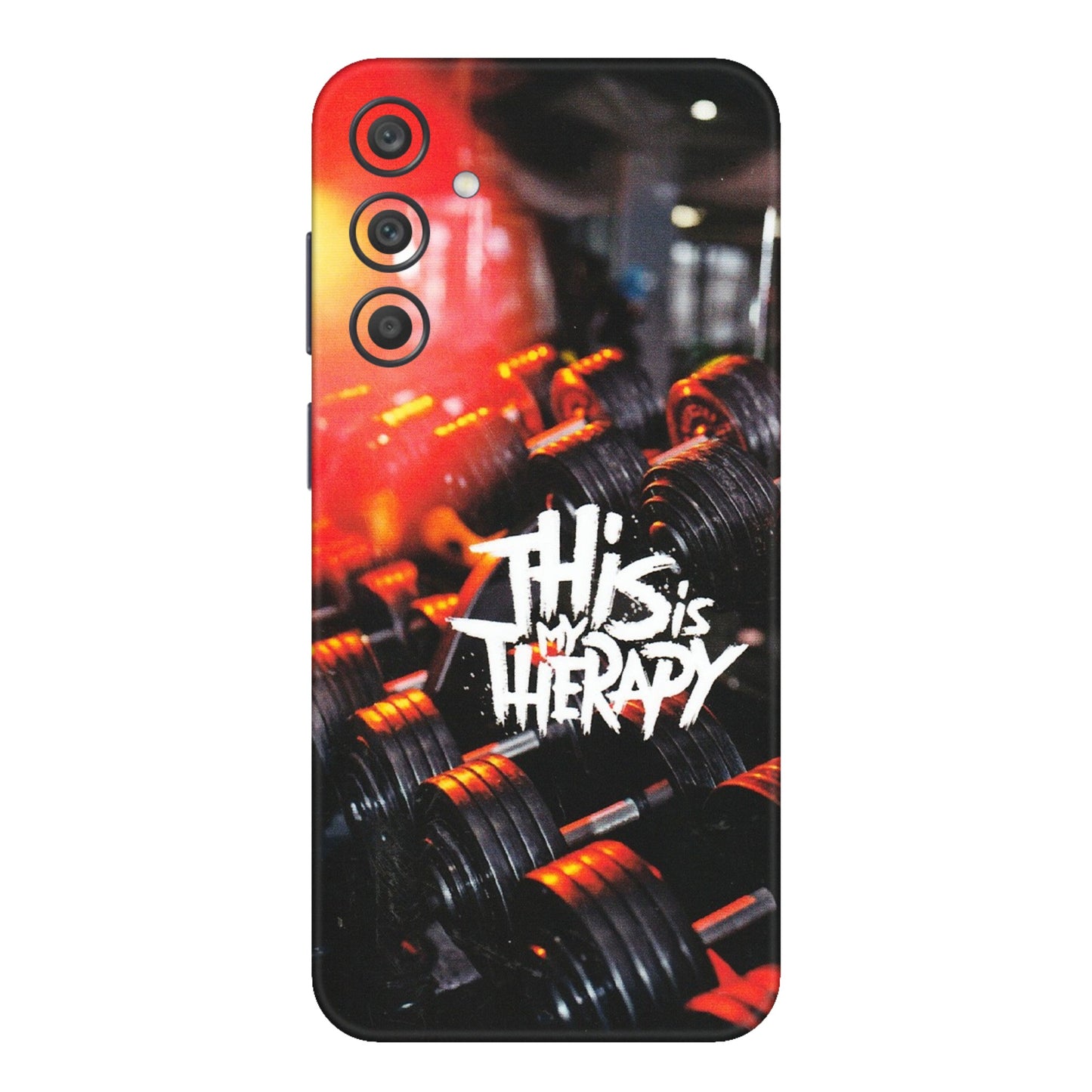 Samsung A/S Series Phone Skins (All Models) - GYM Lover Therapy - Matte Finish (M-160) Samsung Galaxy A15 (5G)