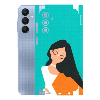 Samsung A/S Series Phone Skins (All Models) - Radhe Radhe With Hindu Symbol - Matte Finish (M-164) Samsung Galaxy A15 (5G)