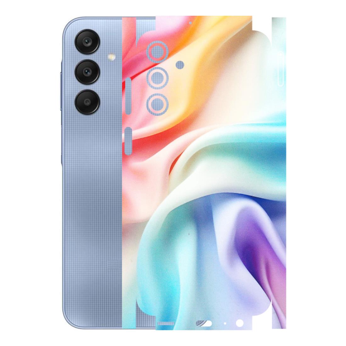 Samsung A/S Series Phone Skins (All Models) - Colourful Silk Cloth - Matte Finish (M-165) Samsung Galaxy A15 (5G)