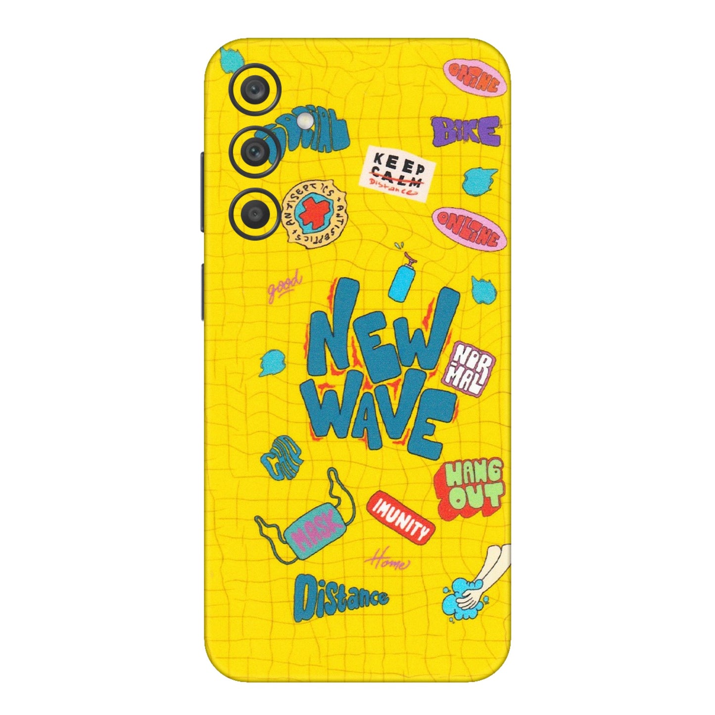 Samsung A/S Series Phone Skins (All Models) - New Wave Life - Matte Finish (M-17) Samsung Galaxy A15 (5G)