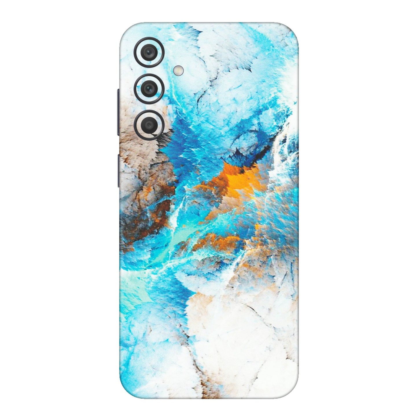 Samsung A/S Series Phone Skins (All Models) - Blue Waves Abstract - Matte Finish (M-19) Samsung Galaxy A15 (5G)