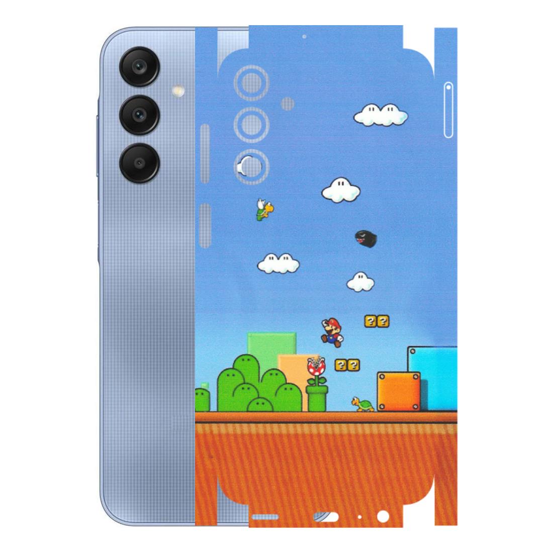 Samsung A/S Series Phone Skins (All Models) - Mario Game Scene - Matte Finish (M-24) Samsung Galaxy A15 (5G)