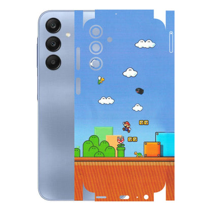 Samsung A/S Series Phone Skins (All Models) - Mario Game Scene - Matte Finish (M-24) Samsung Galaxy A15 (5G)