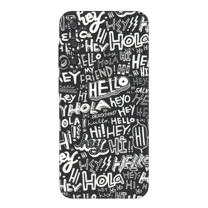 Samsung A/S Series Phone Skins (All Models) - Hi Hello Doodles - Matte Finish (M-25) Samsung Galaxy A15 (5G)