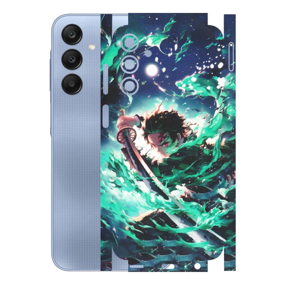 Samsung A/S Series Phone Skins (All Models) - Sword Fighter Anime - Matte Finish (M-29) Samsung Galaxy A15 (5G)