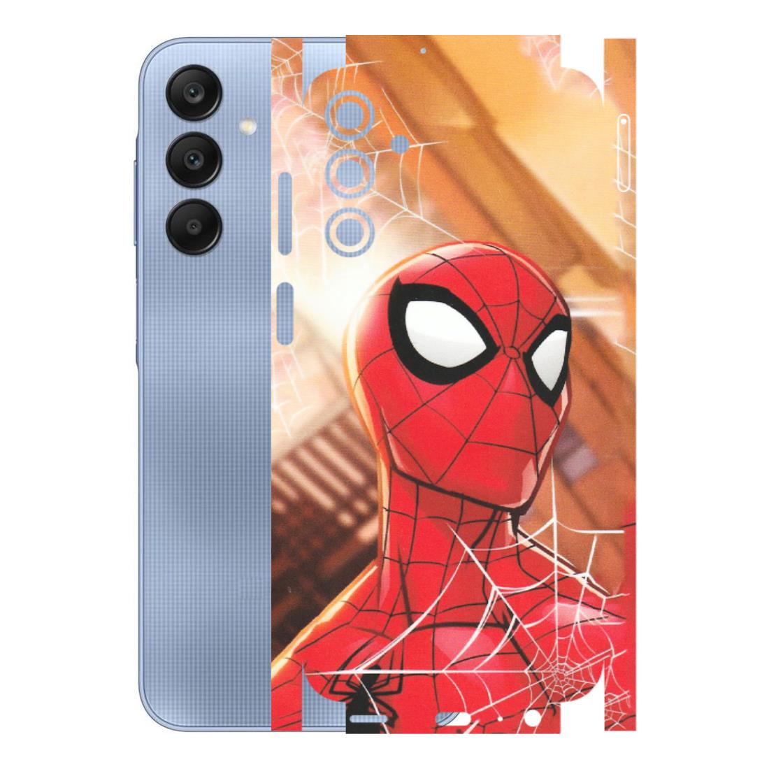 Samsung A/S Series Phone Skins (All Models) - Spiderman Face New - Matte Finish (M-41) Samsung Galaxy A15 (5G)