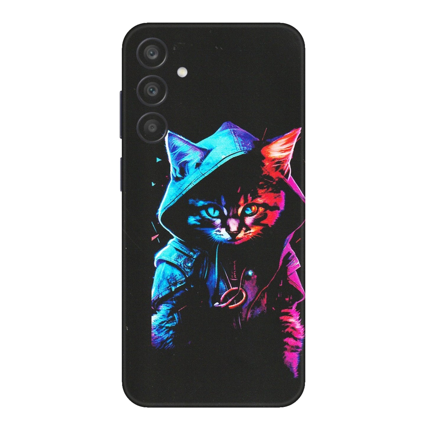 Samsung A/S Series Phone Skins (All Models) - Cyberpunk Cat - Matte Finish (M-45) Samsung Galaxy A15 (5G)