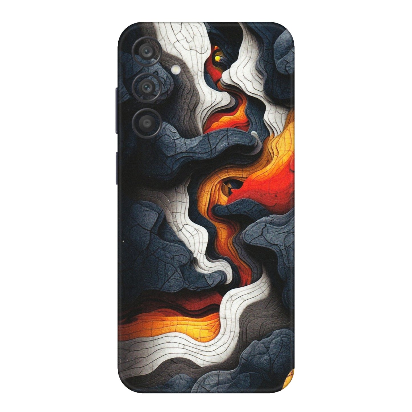 Samsung A/S Series Phone Skins (All Models) - Abstract Volcanic Layers - Matte Finish (M-52) Samsung Galaxy A15 (5G)