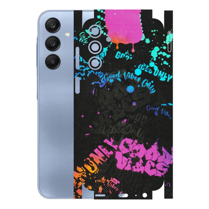 Samsung A/S Series Phone Skins (All Models) - Majestic Black Vibes - Matte Finish (M-62) Samsung Galaxy A15 (5G)