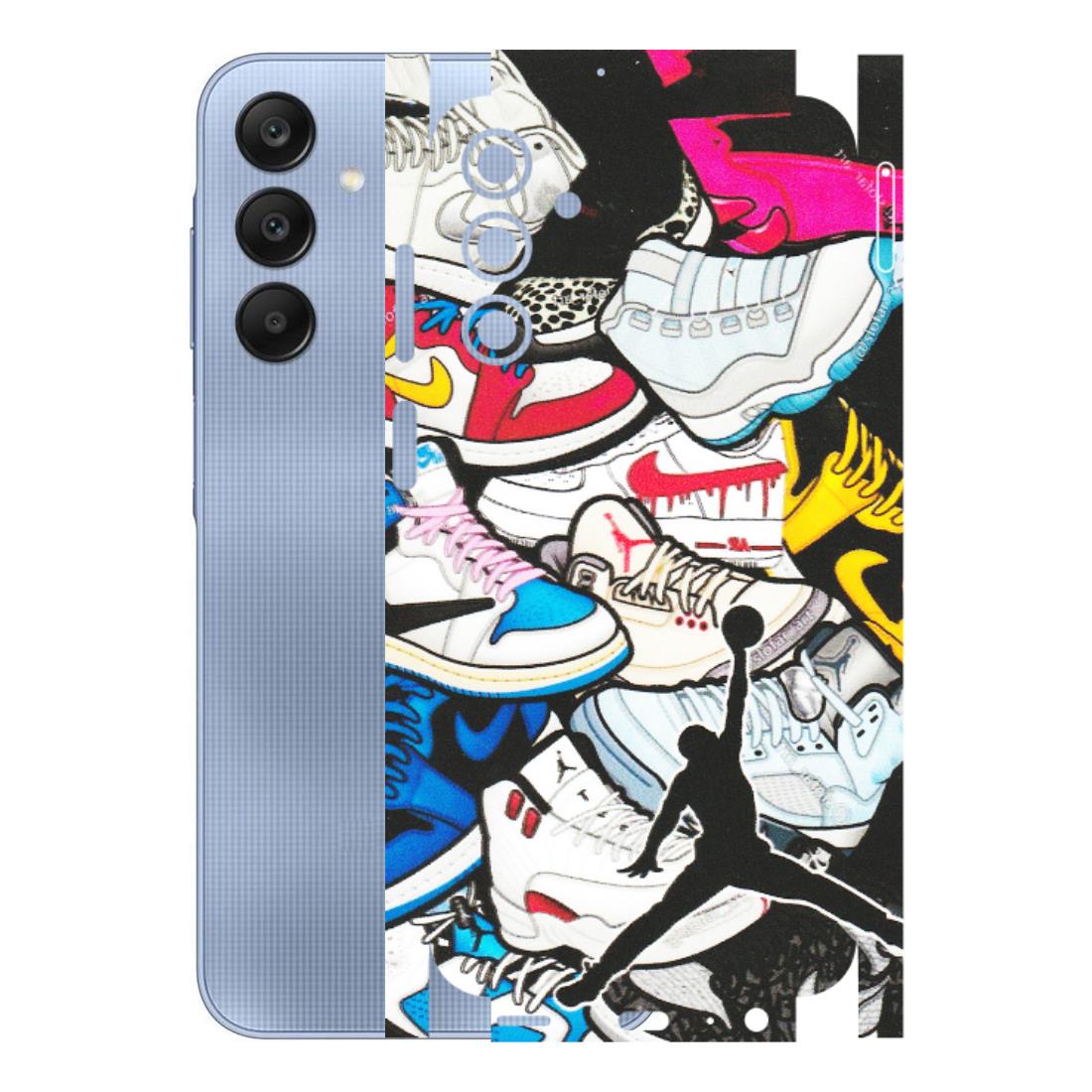 Samsung A/S Series Phone Skins (All Models) - Jordan Sneakers Fan - Matte Finish (M-80) Samsung Galaxy A15 (5G)