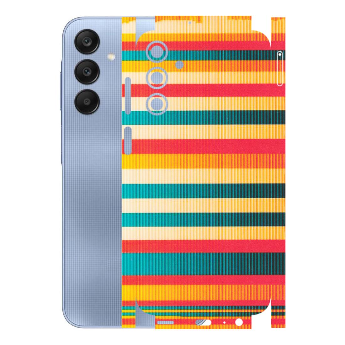 Samsung A/S Series Phone Skins (All Models) - Colourful Stripes Soothing Effect - Matte Finish (M-86) Samsung Galaxy A15 (5G)