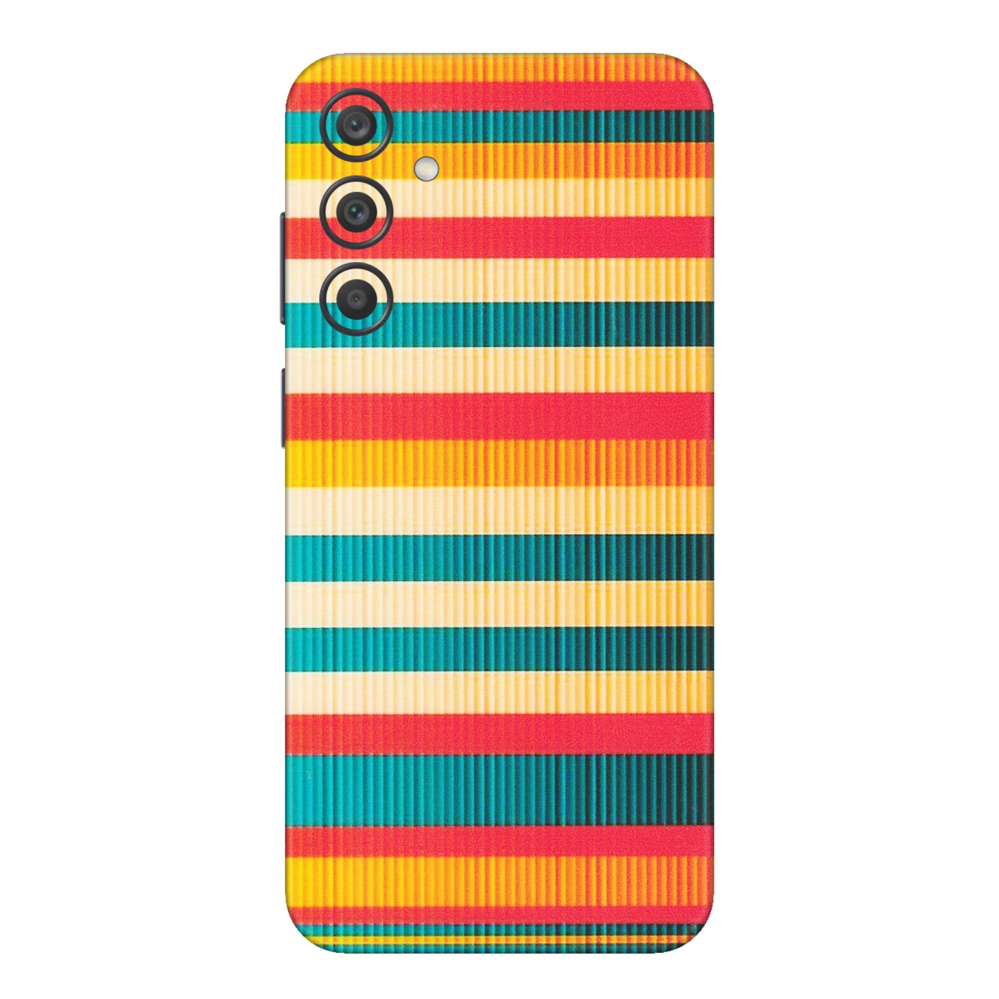Samsung A/S Series Phone Skins (All Models) - Colourful Stripes Soothing Effect - Matte Finish (M-86) Samsung Galaxy A15 (5G)