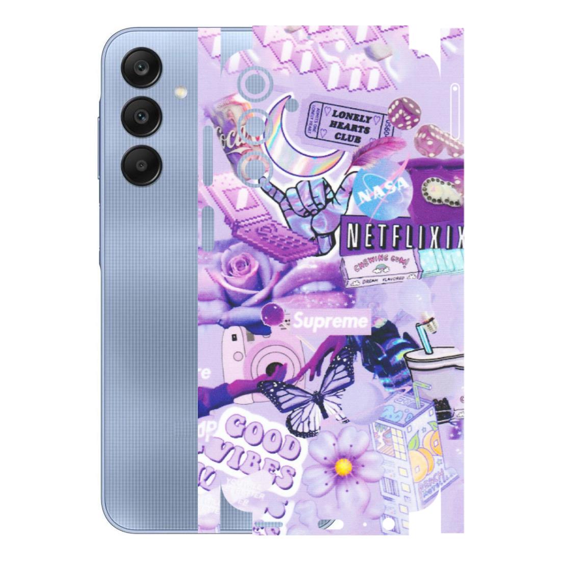 Samsung A/S Series Phone Skins (All Models) - Supreme Purple Magic - Matte Finish (M-88) Samsung Galaxy A15 (5G)