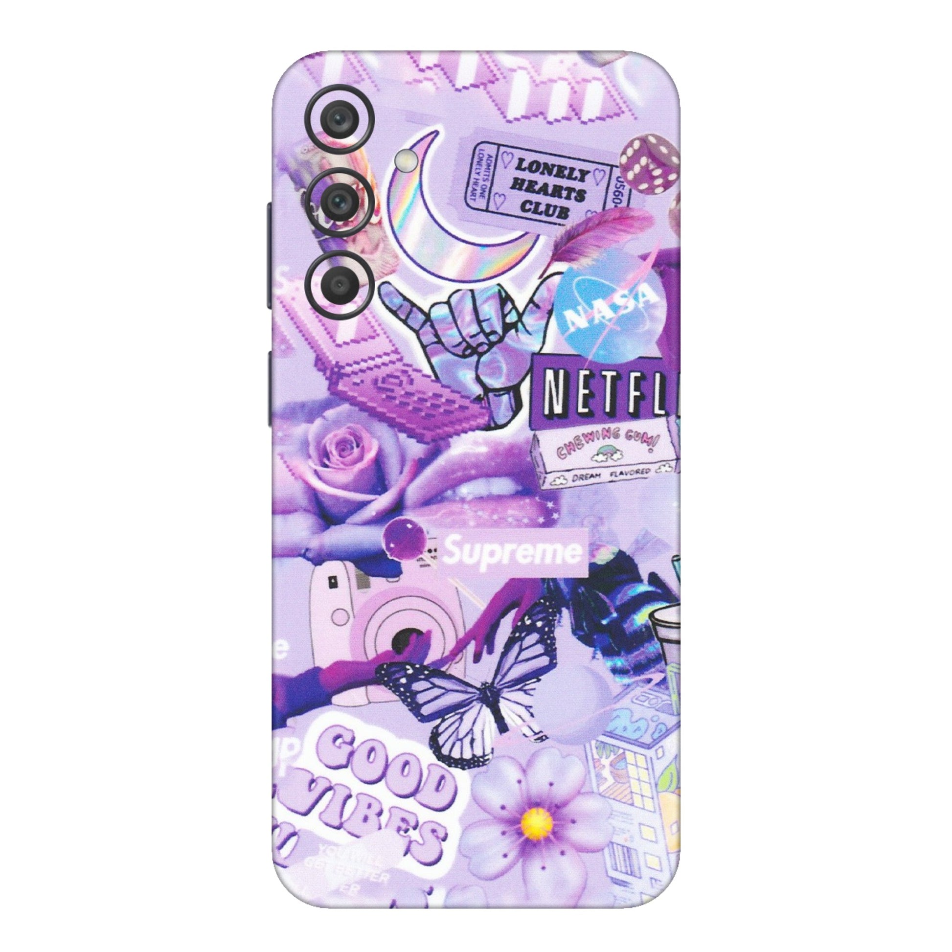 Samsung A/S Series Phone Skins (All Models) - Supreme Purple Magic - Matte Finish (M-88) Samsung Galaxy A15 (5G)