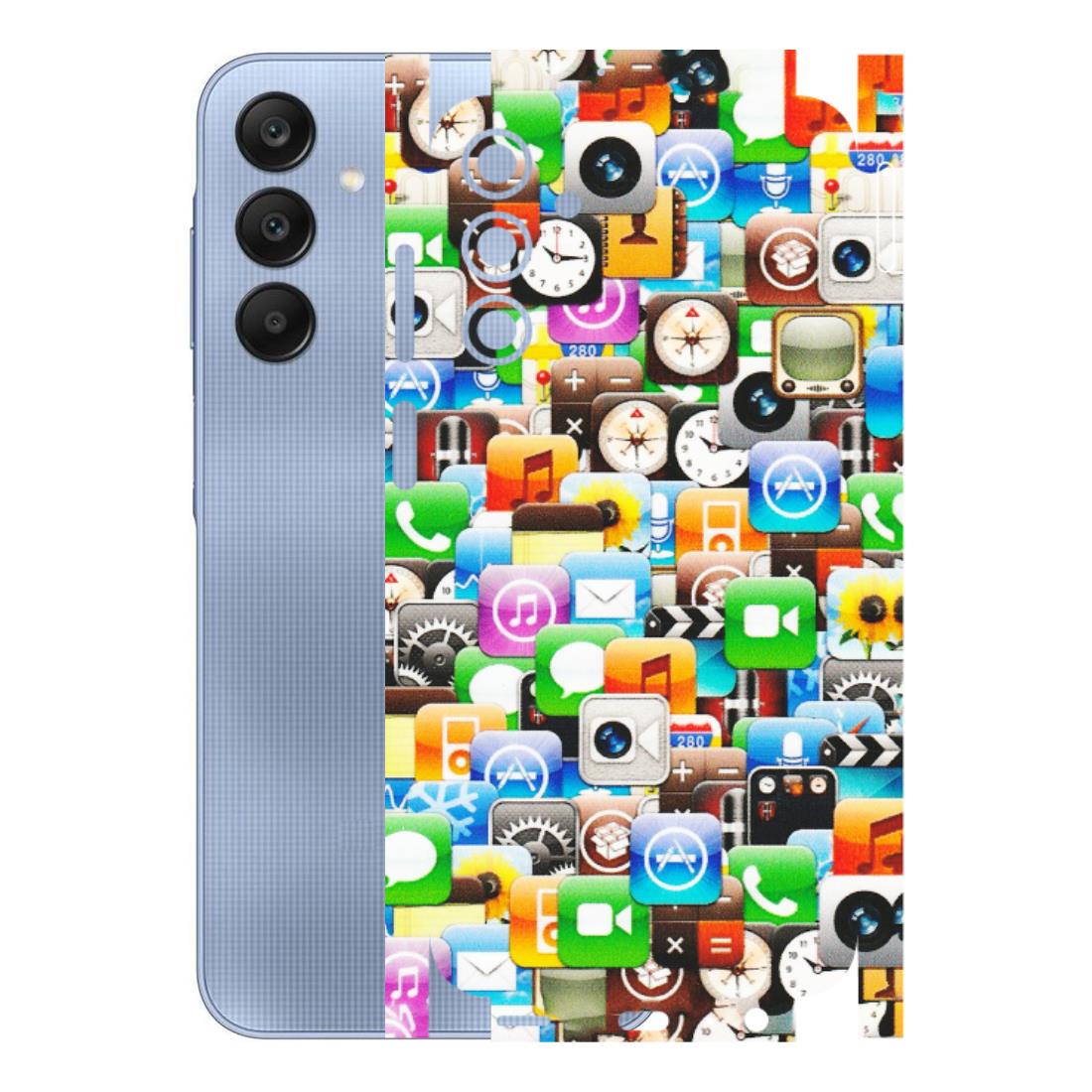 Samsung A/S Series Phone Skins (All Models) - All Apple Icons - Matte Finish (M-93) Samsung Galaxy A15 (5G)