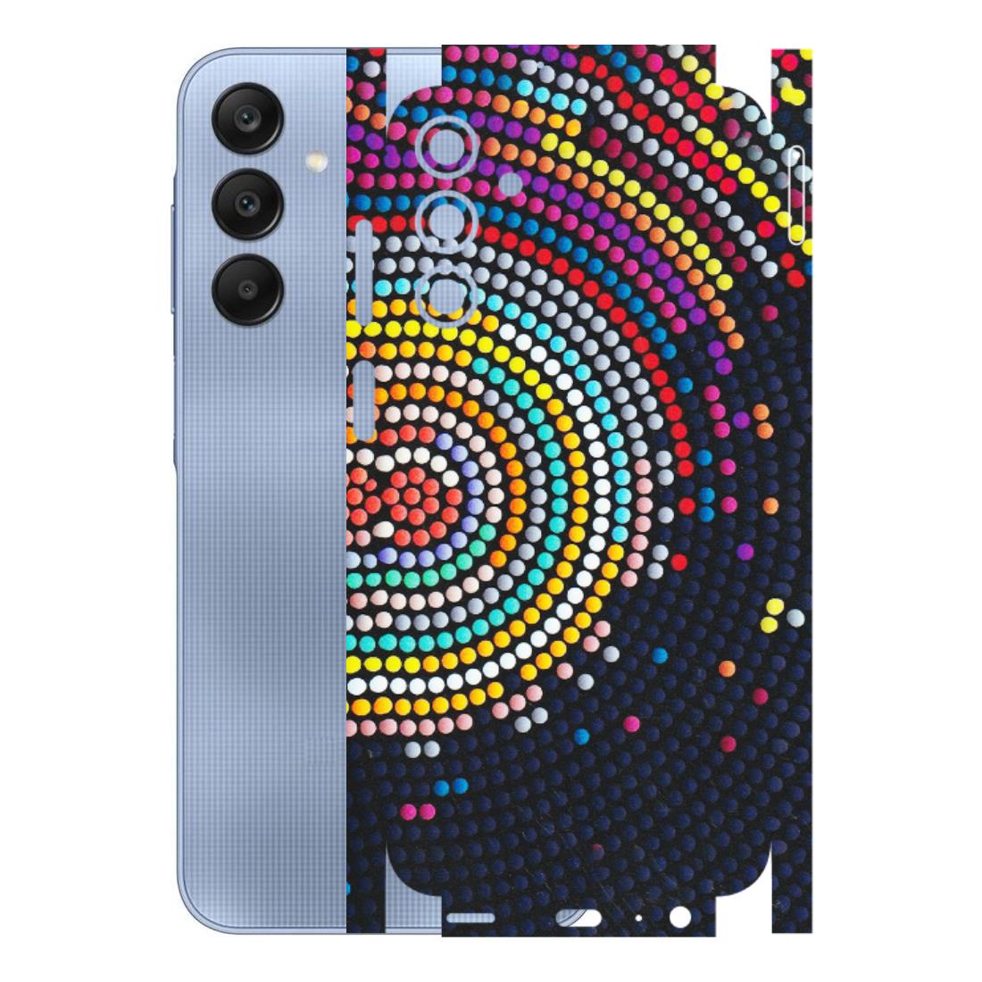 Samsung A/S Series Phone Skins (All Models) - Rainbow Dot Mandala - Matte Finish (M-97) Samsung Galaxy A15 (5G)